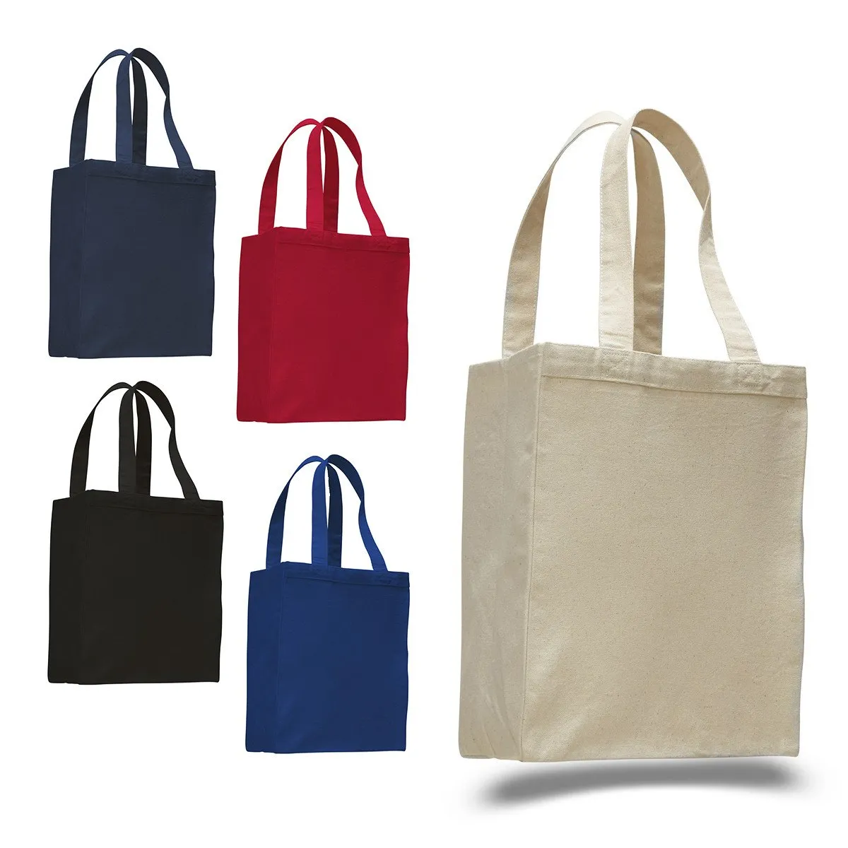 12 ct Heavy Canvas Multipurpose Shopping Tote - By Dozen