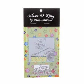 1/2" D-Rings, Silver, The Decorating Diva