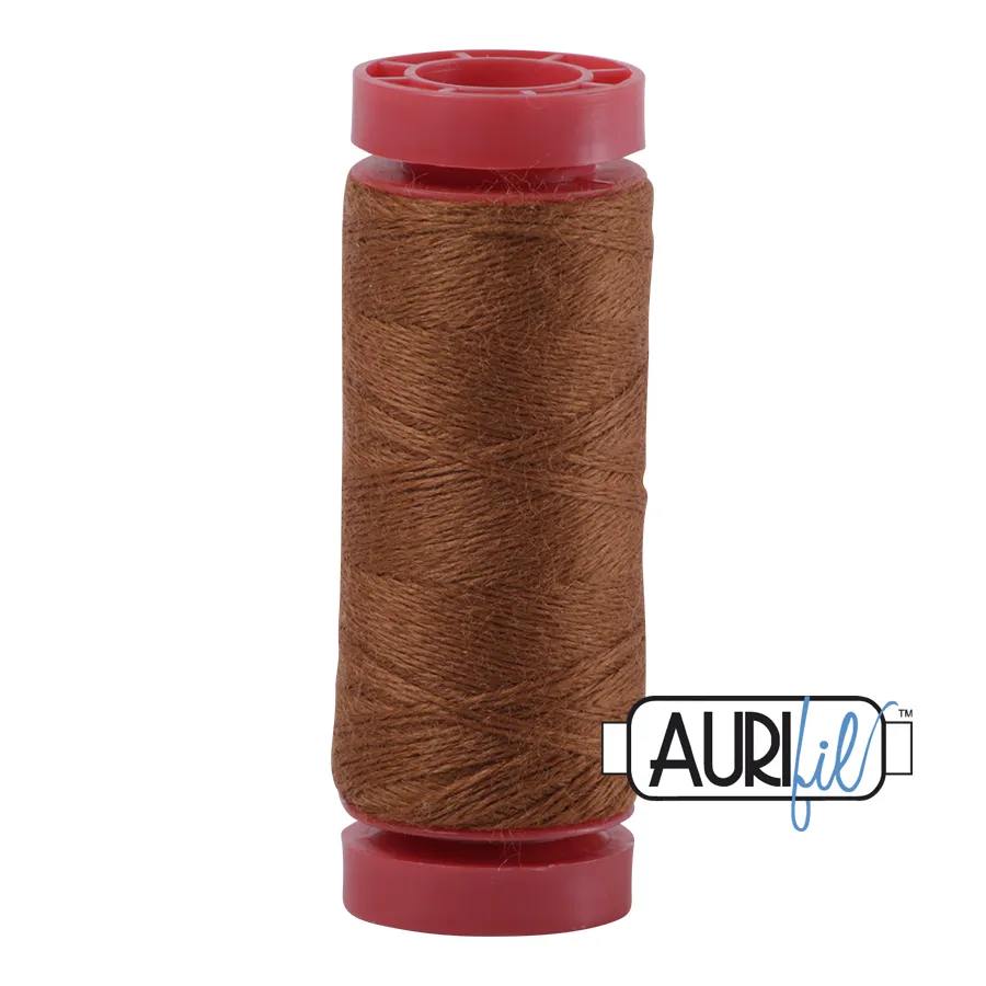 12wt - Aurifil LANA - 8330 - Drak Caramel 50m/54yds