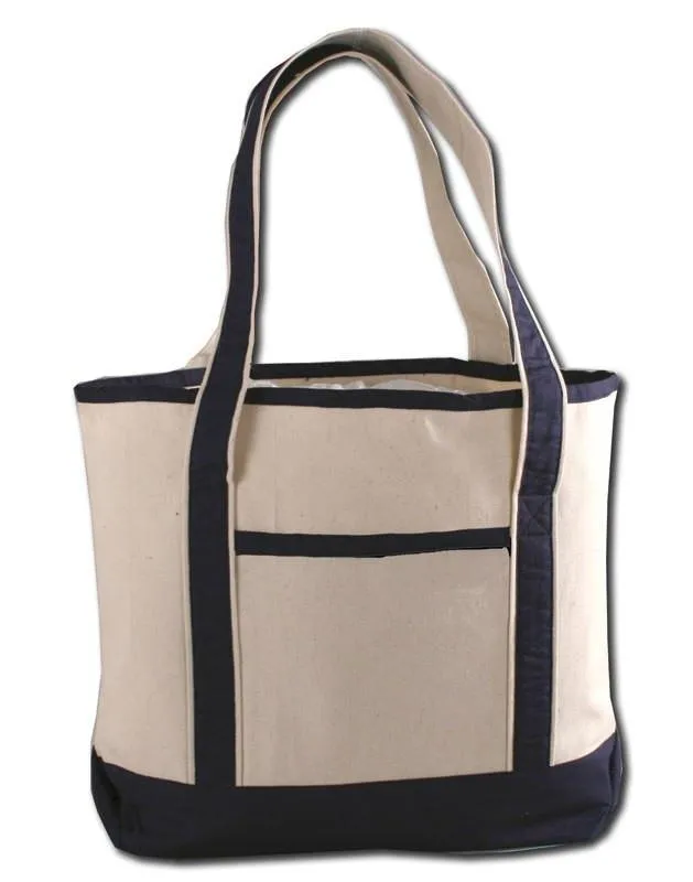 48 ct Jumbo Size Heavy Canvas Deluxe Tote Bag - By Case