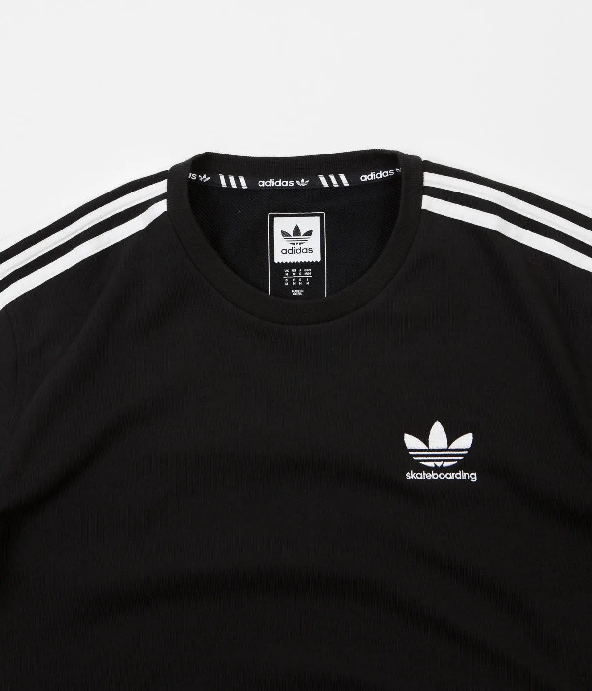 Adidas Clima 2.0 Crewneck Sweatshirt - Black / White