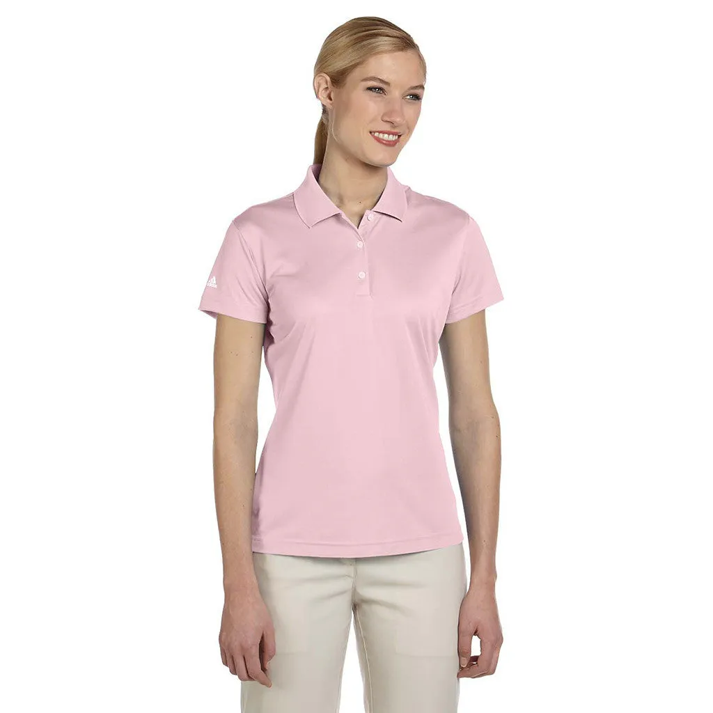 adidas Golf Women's ClimaLite Tea Rose S/S Basic Polo