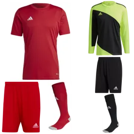 ADIDAS TABELA 23 SS KIT BUNDLE TEAM POWER RED 2 WHITE