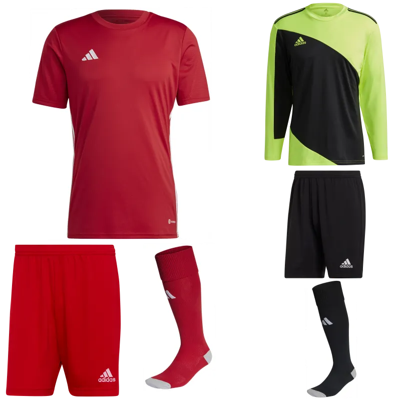 ADIDAS TABELA 23 SS KIT BUNDLE TEAM POWER RED 2 WHITE