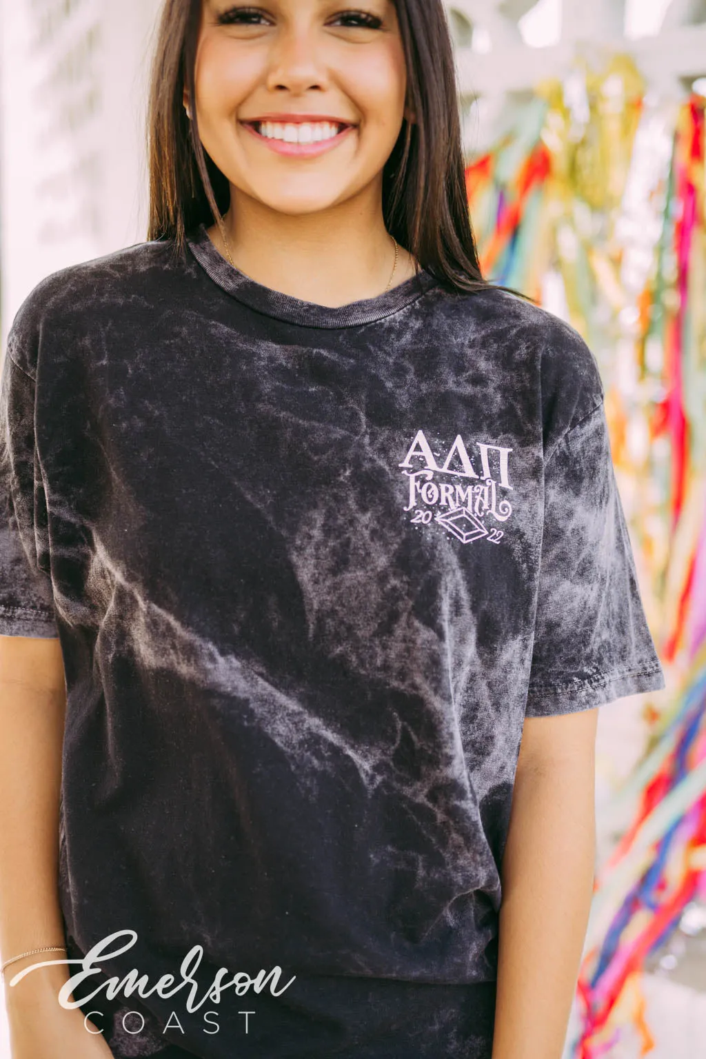 Alpha Delta Pi Vintage Black Diamond Formal Tshirt