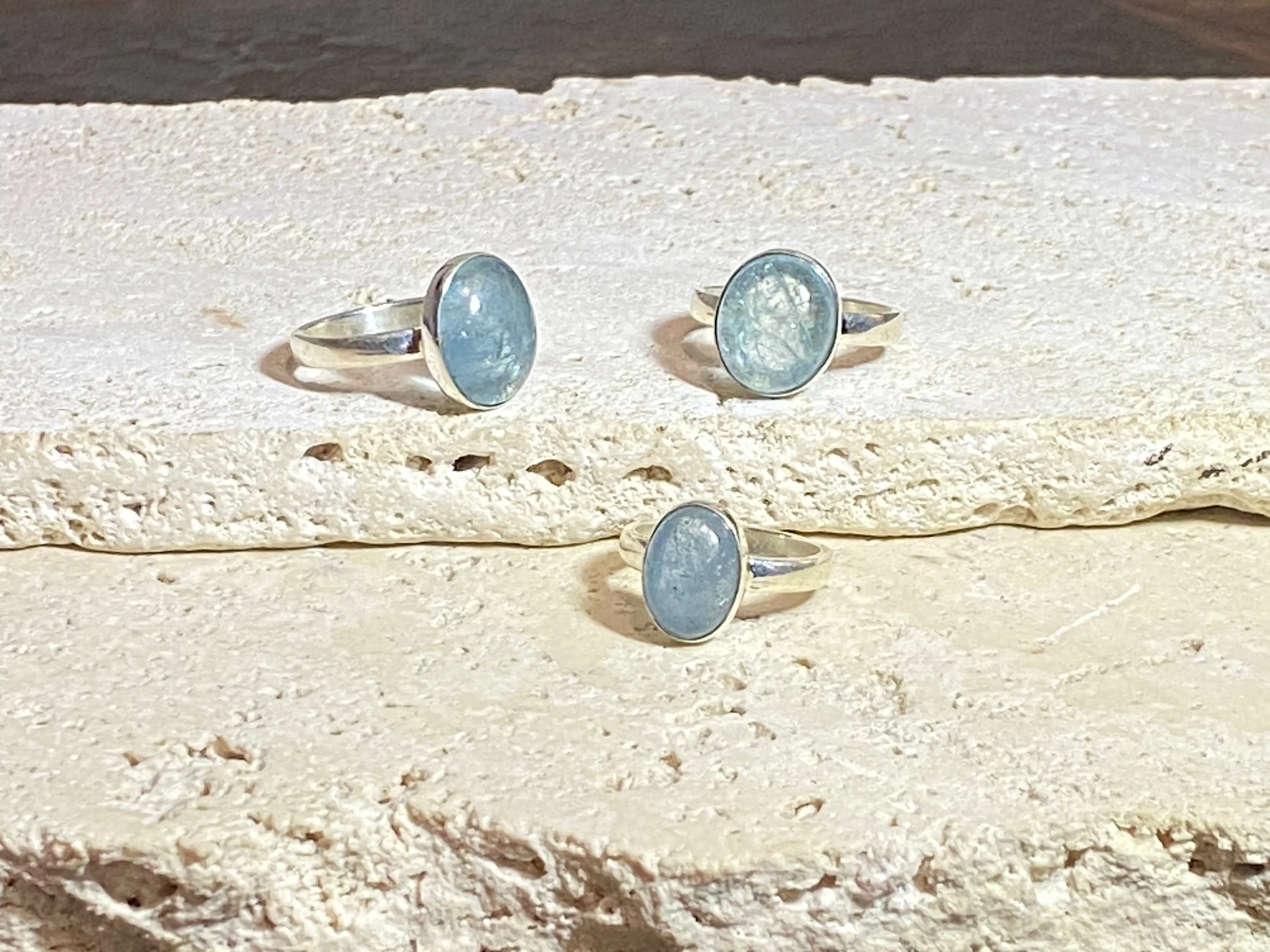 Aquamarine Rings