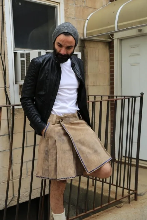 Bavarian Leather Kilt