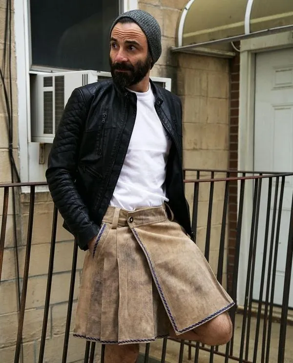 Bavarian Leather Kilt