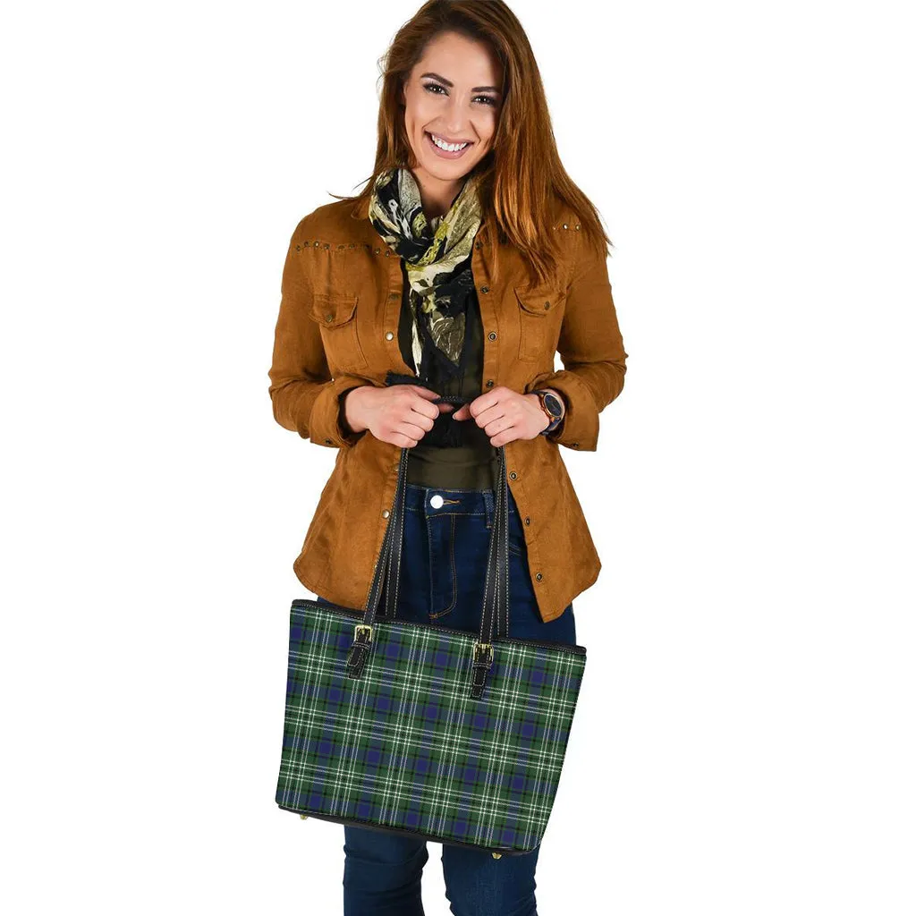 Blyth Tartan Leather Tote Bag