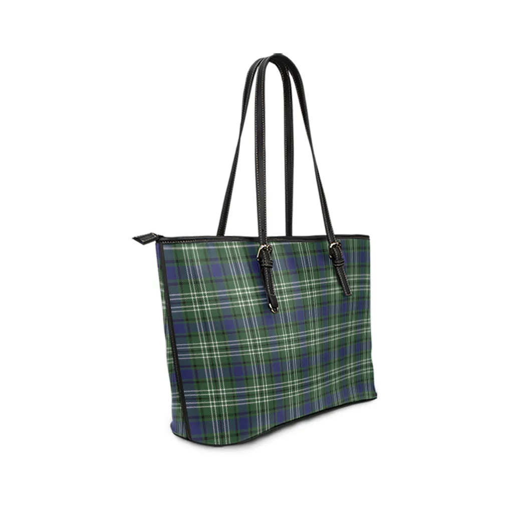 Blyth Tartan Leather Tote Bag