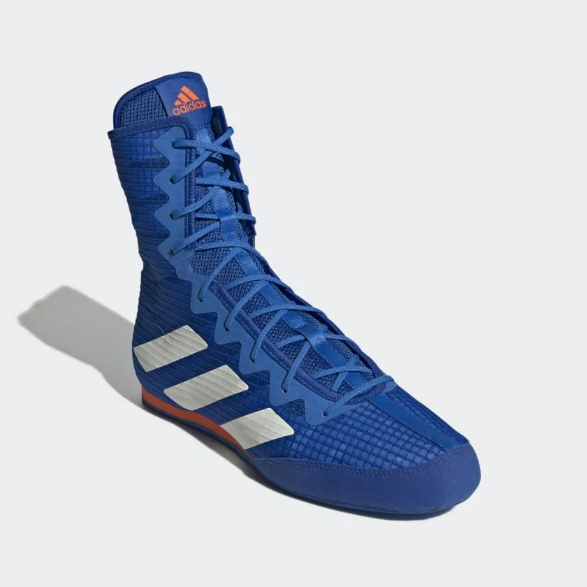 Boxschuhe ADIDAS Box Hog 4 - Blau/Silber