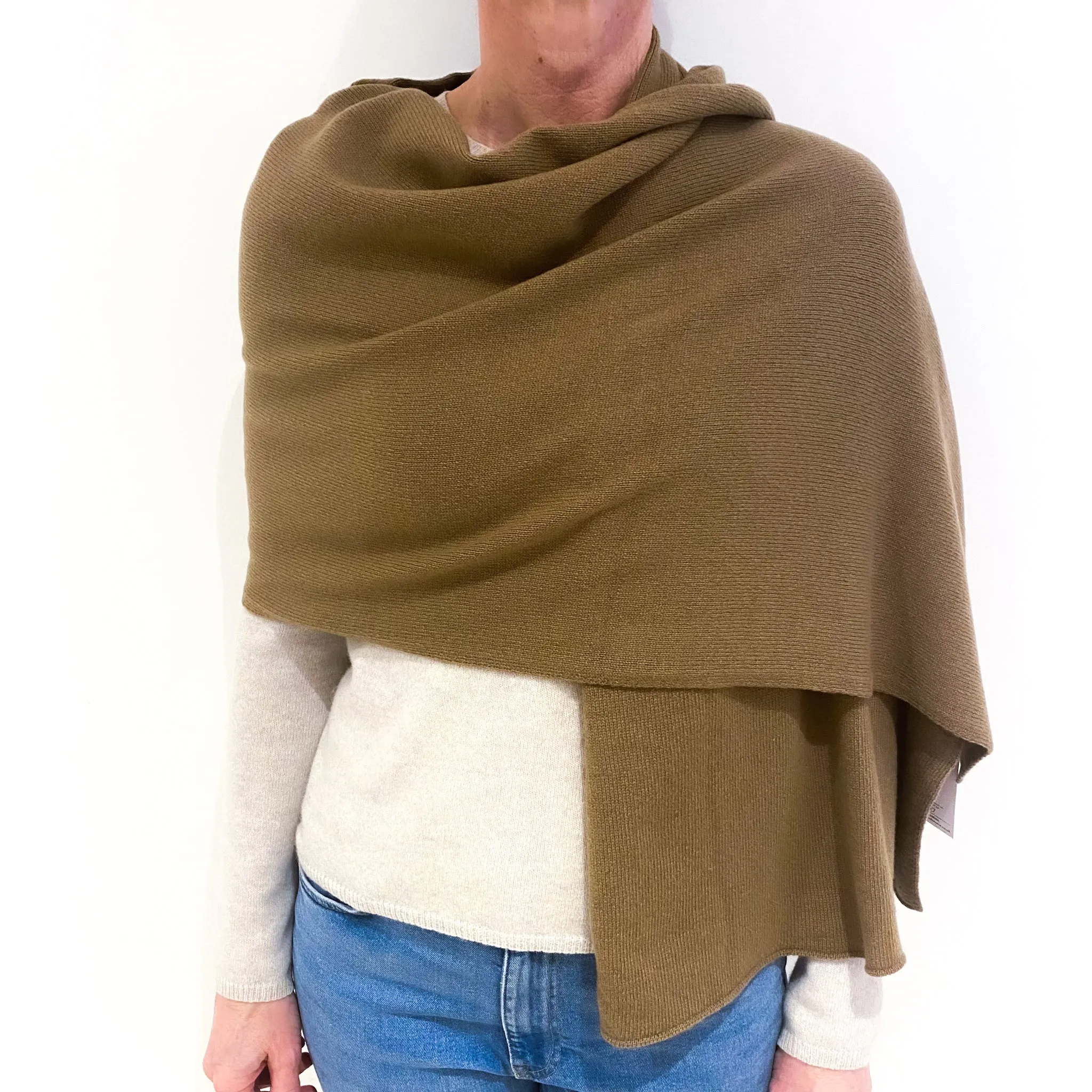 Brand New Scottish Khaki Brown Wrap