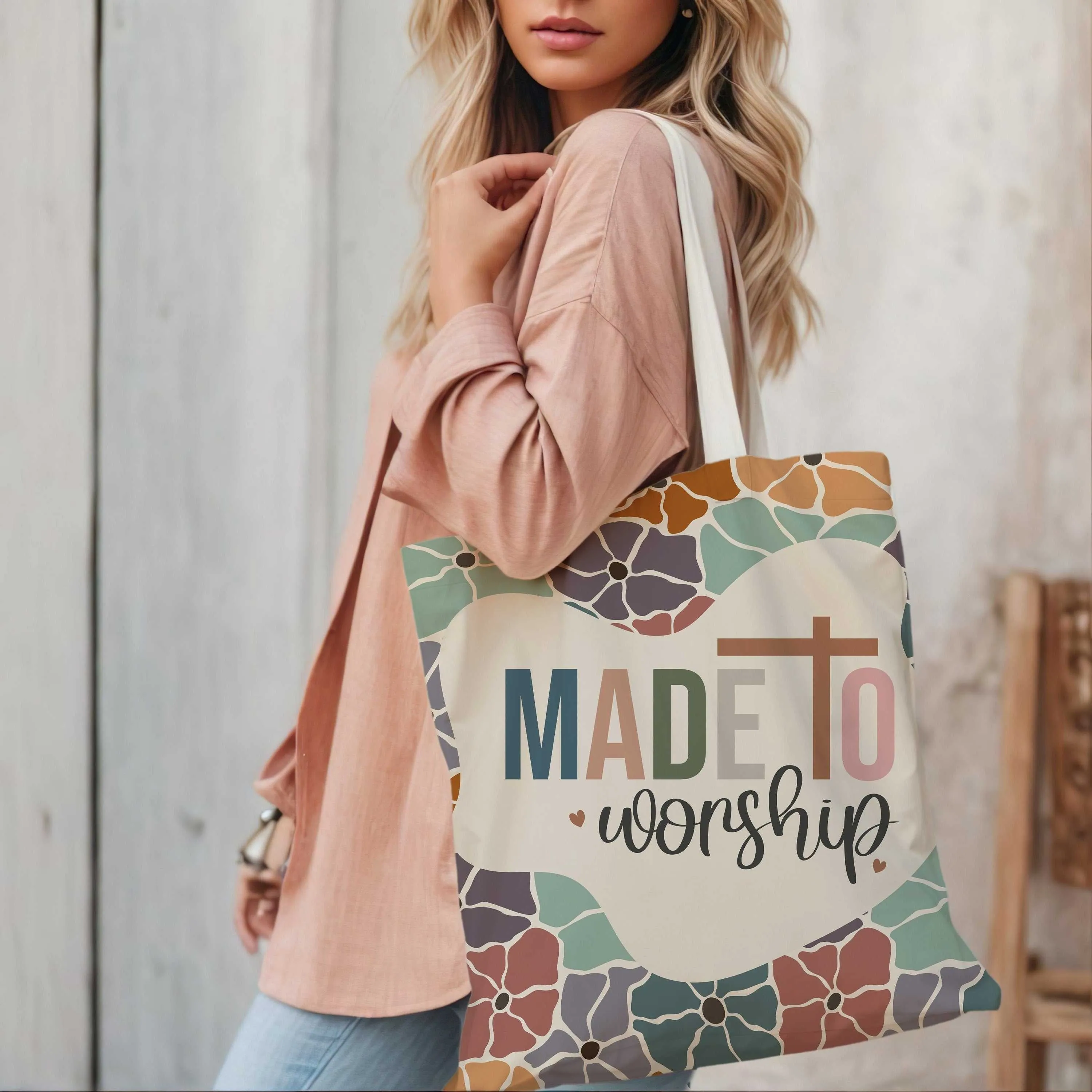 Christian Tote Bag - Stylish Canvas Shopper