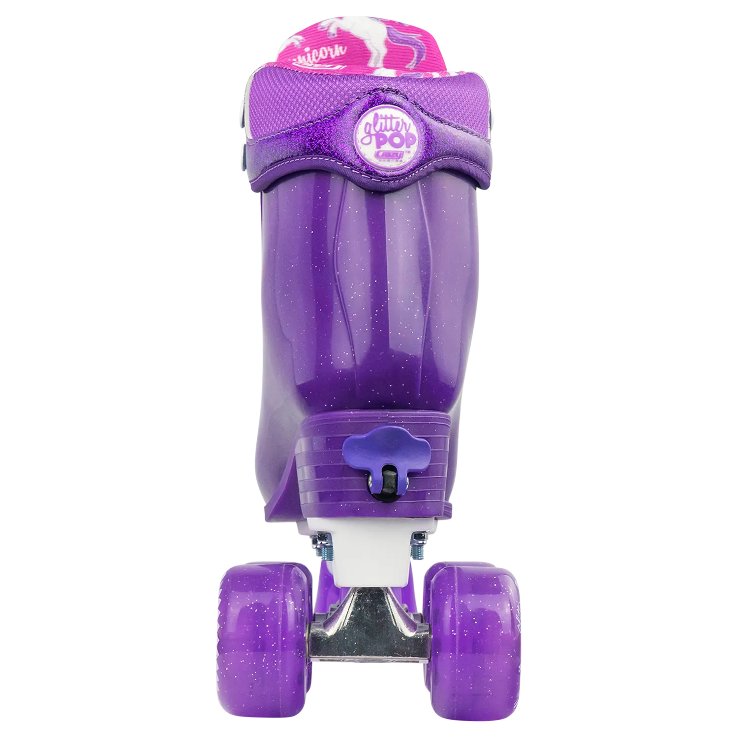 Crazy Glitter Pop Roller Skates Purple