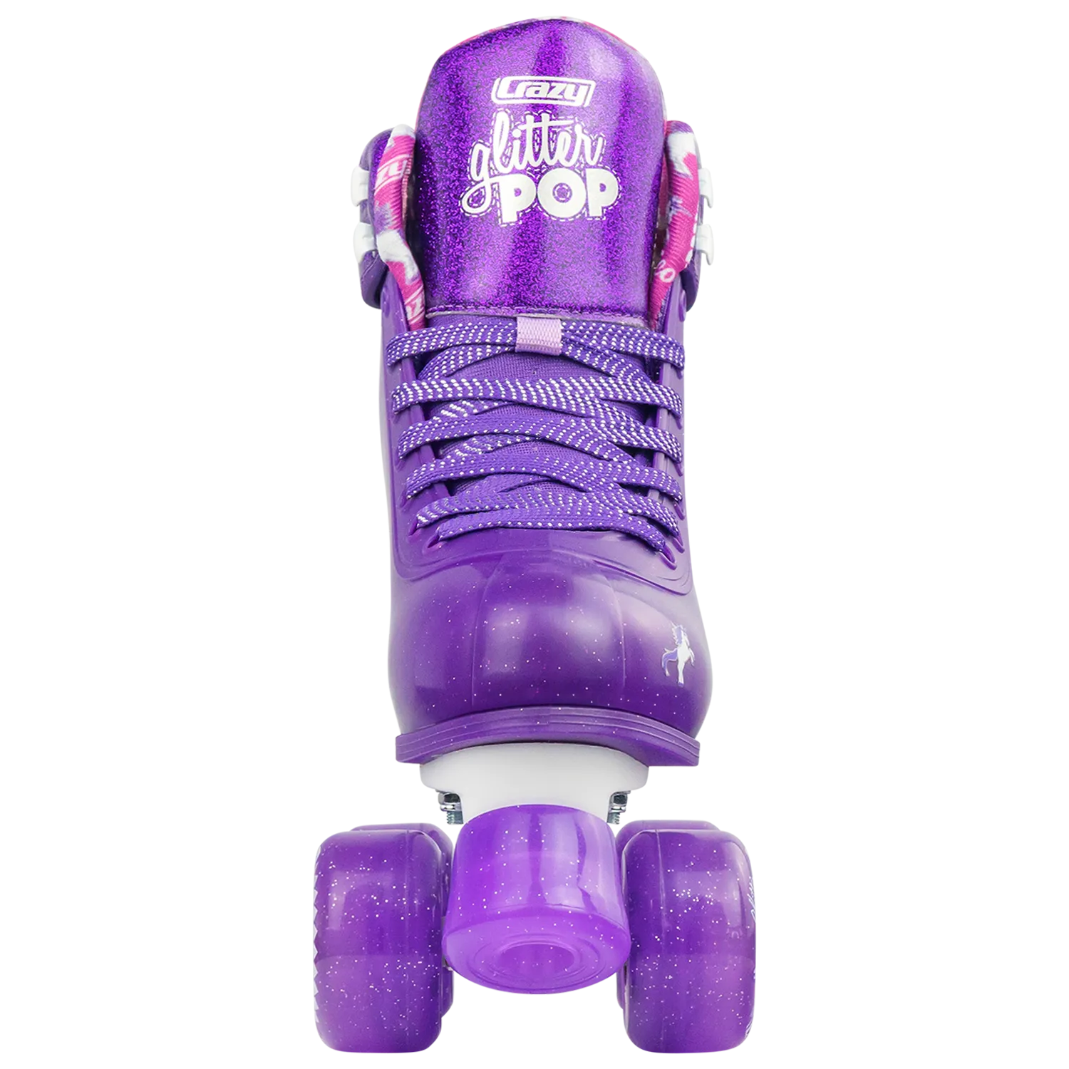 Crazy Glitter Pop Roller Skates Purple