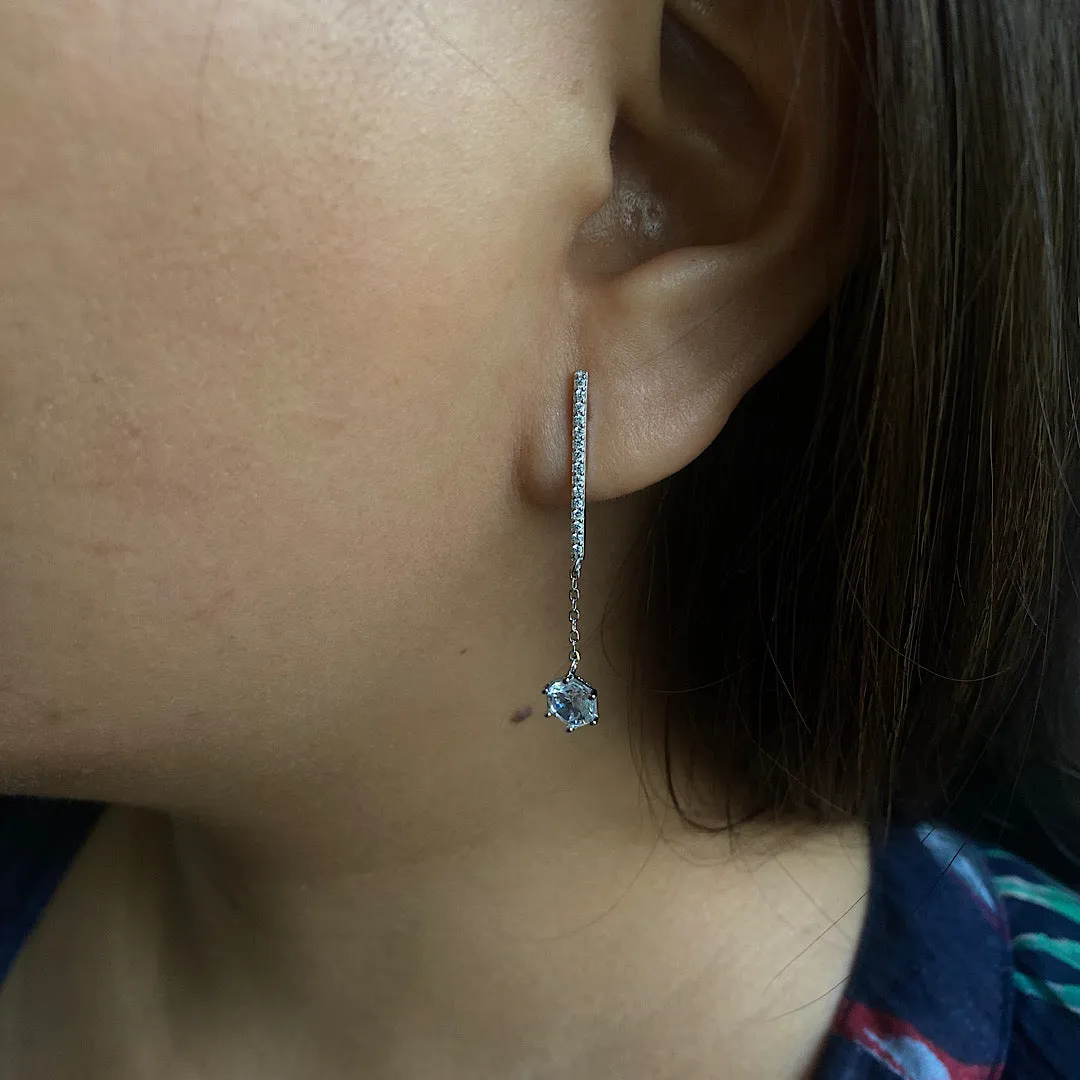 Dainty Zircon Earrings