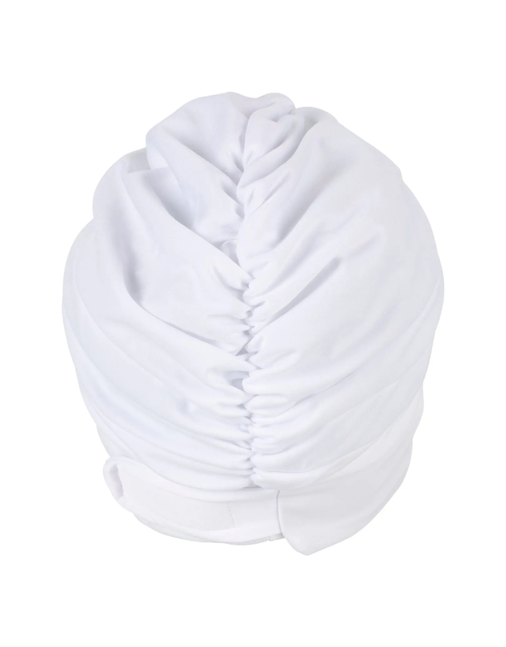 Draped Fabric Swim Cap