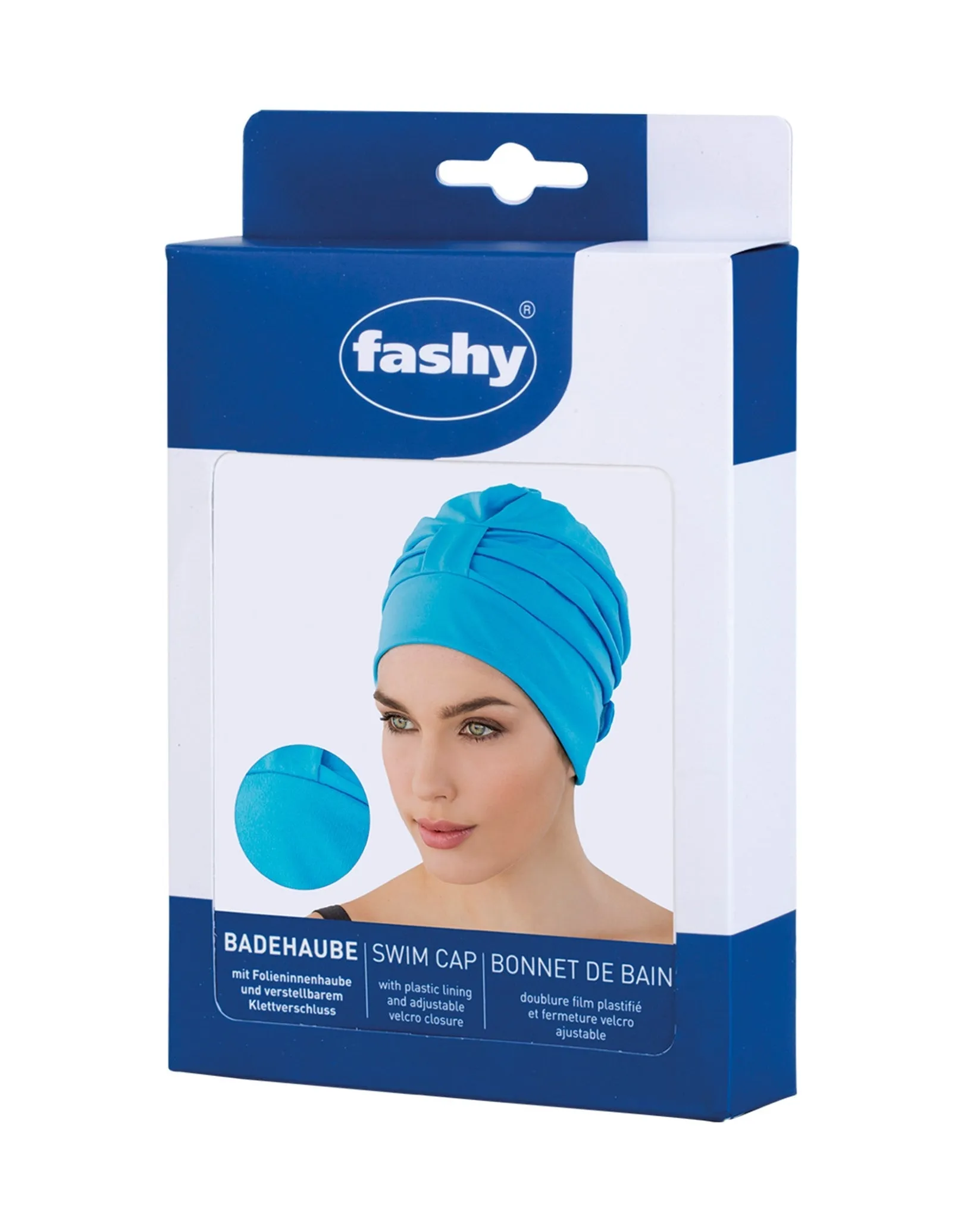 Draped Fabric Swim Cap