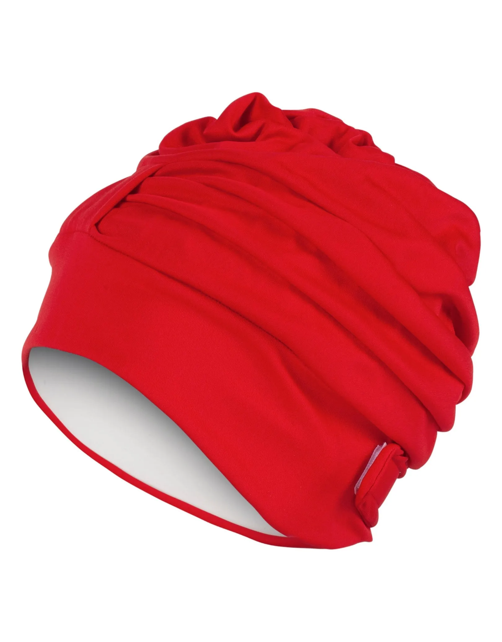 Draped Fabric Swim Cap