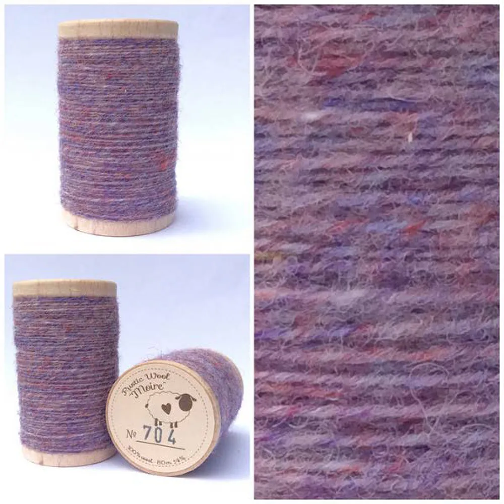 ELECTRIC VIOLET Hand Dyed Fat QUARTER Wool Fabric for Wool Applique and Rug Hooking