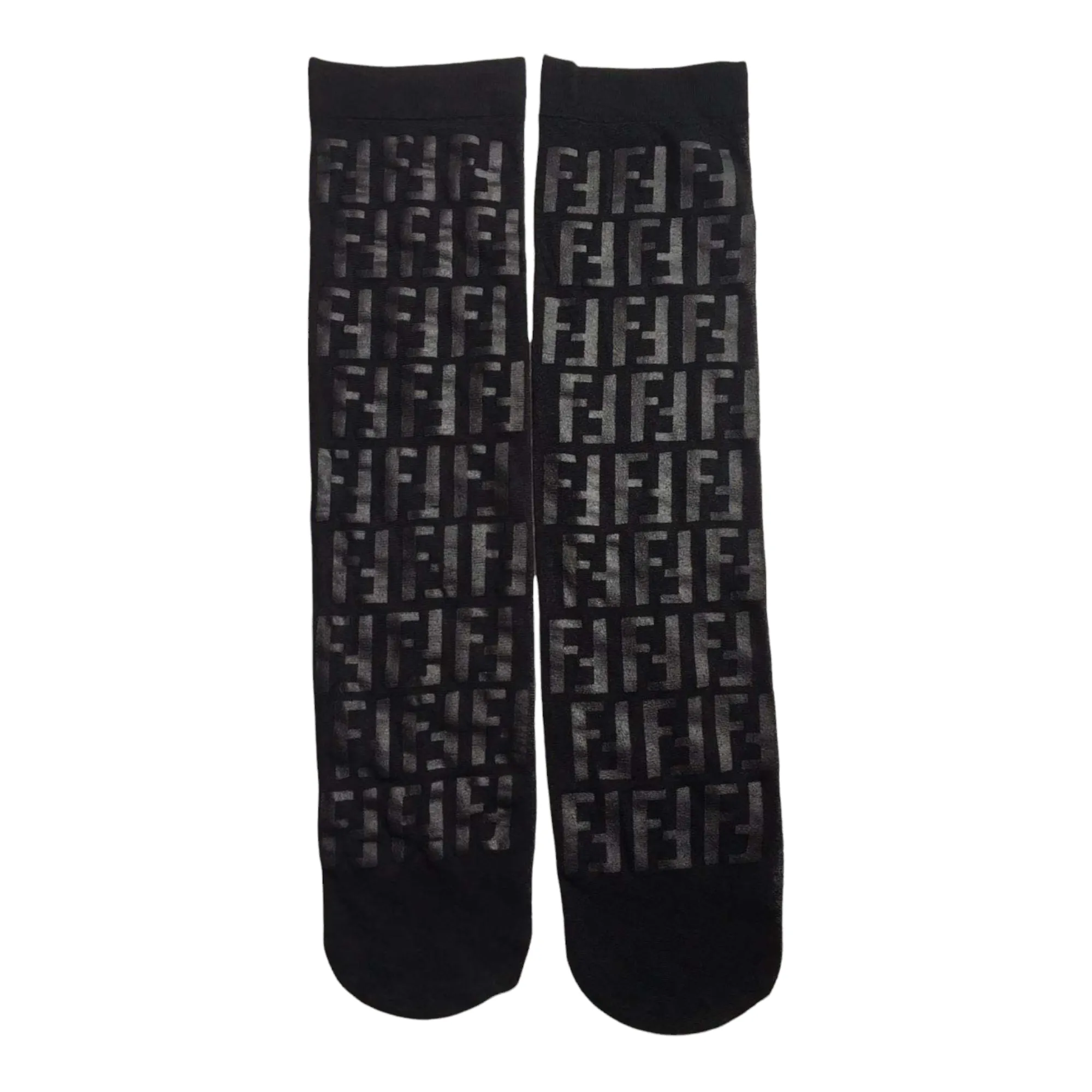 F Inspired Logo Stocking Socks - Black