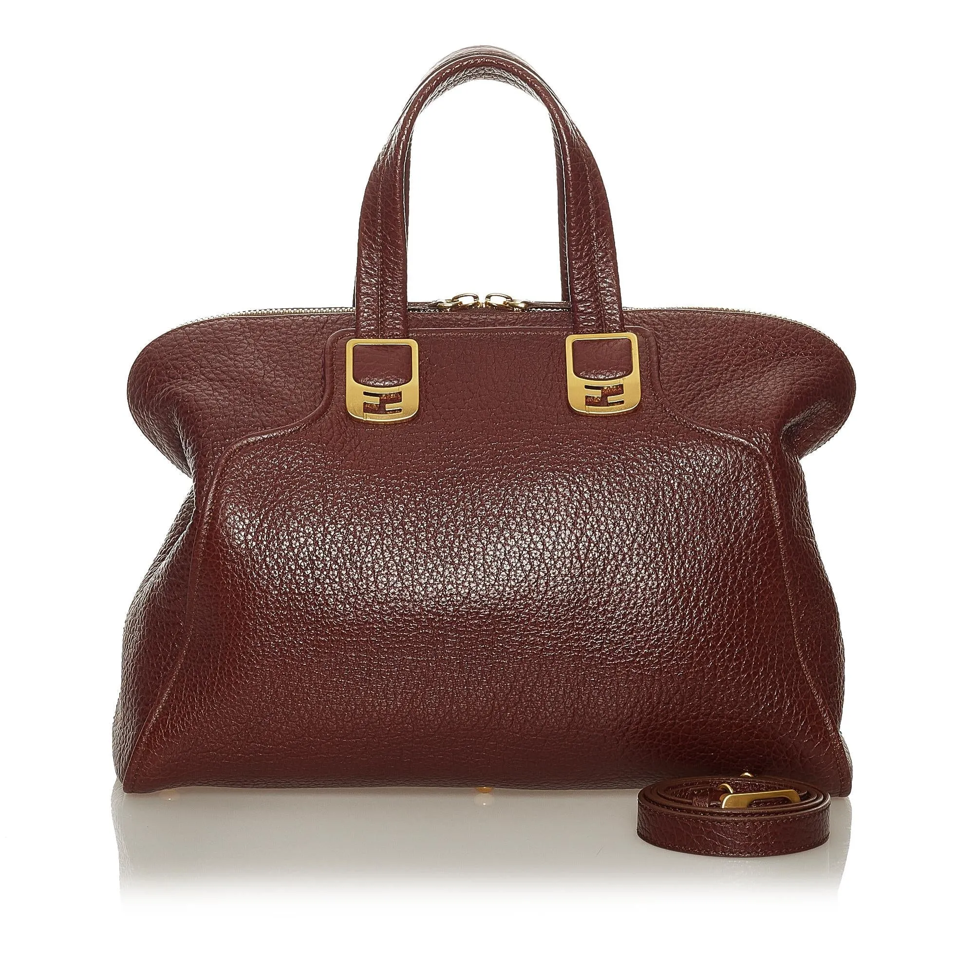 Fendi Chameleon Leather Satchel (SHG-27469)