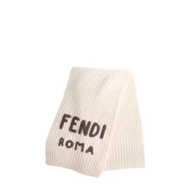 FENDI - Écharpe Fendi en laine beige