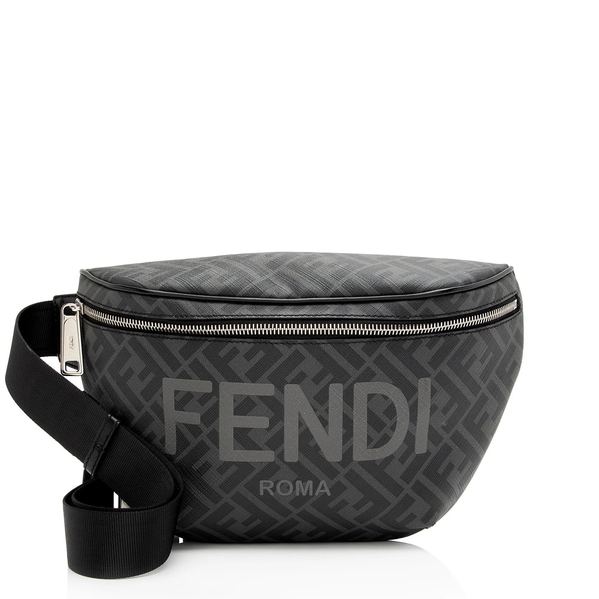 Fendi Coated Canvas FF Belt Bag (SHF-AeWxPp)