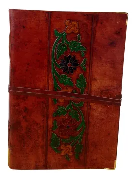 HANDMADE LEATHER MEENA-WORK JOURNAL