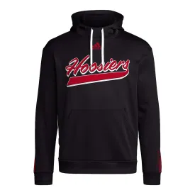 Indiana Hoosiers Adidas Sideline Hooded Black Sweatshirt