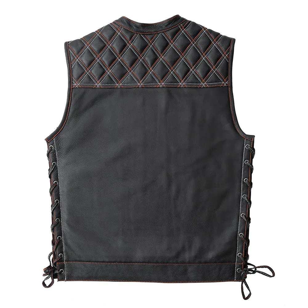 Jack - Men's Leather Motorcycle Vest