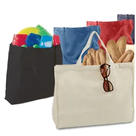 Jumbo Canvas Tote Bag Web Handles