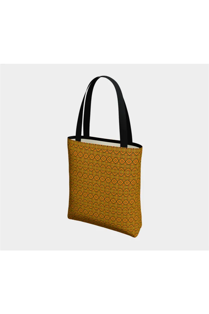 Kente Print Tote Bag