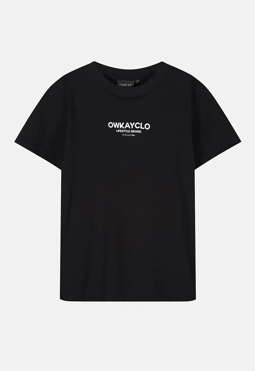 KIDS T-SHIRT BRAND - BLACK