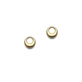 LGF Circle Studs in 14k Yellow Gold (Petite)