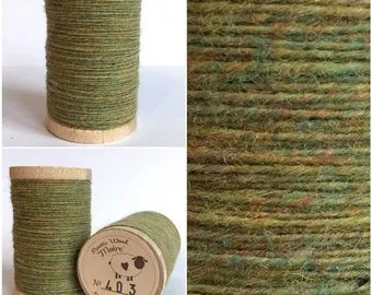 LICHEN Hand Dyed Fat EIGHTH Wool Fabric for Wool Applique and Rug Hooking