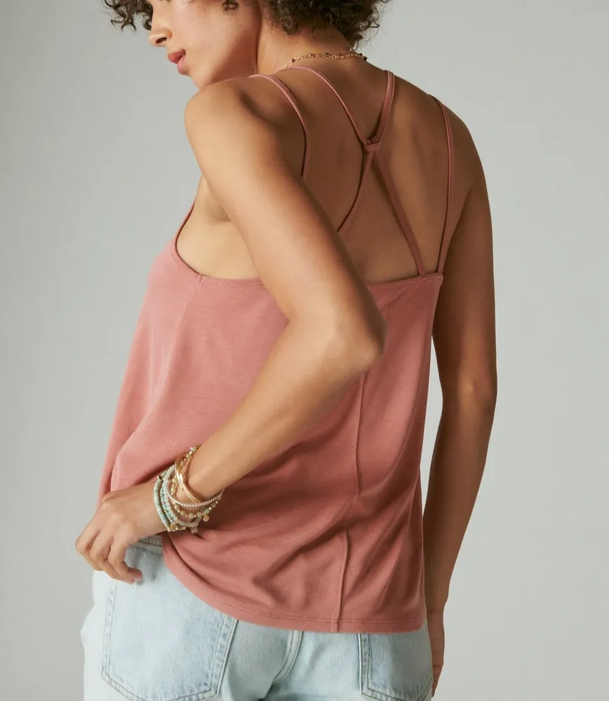 Lucky Brand Sandwash Strappy Tank Top