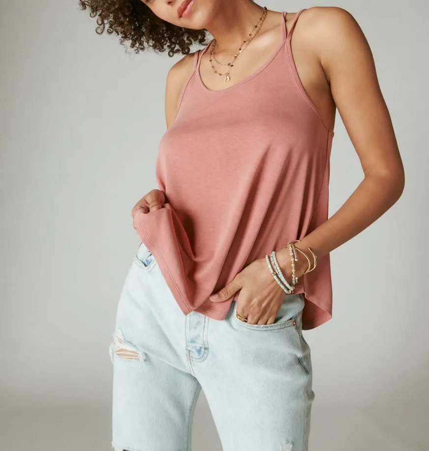 Lucky Brand Sandwash Strappy Tank Top