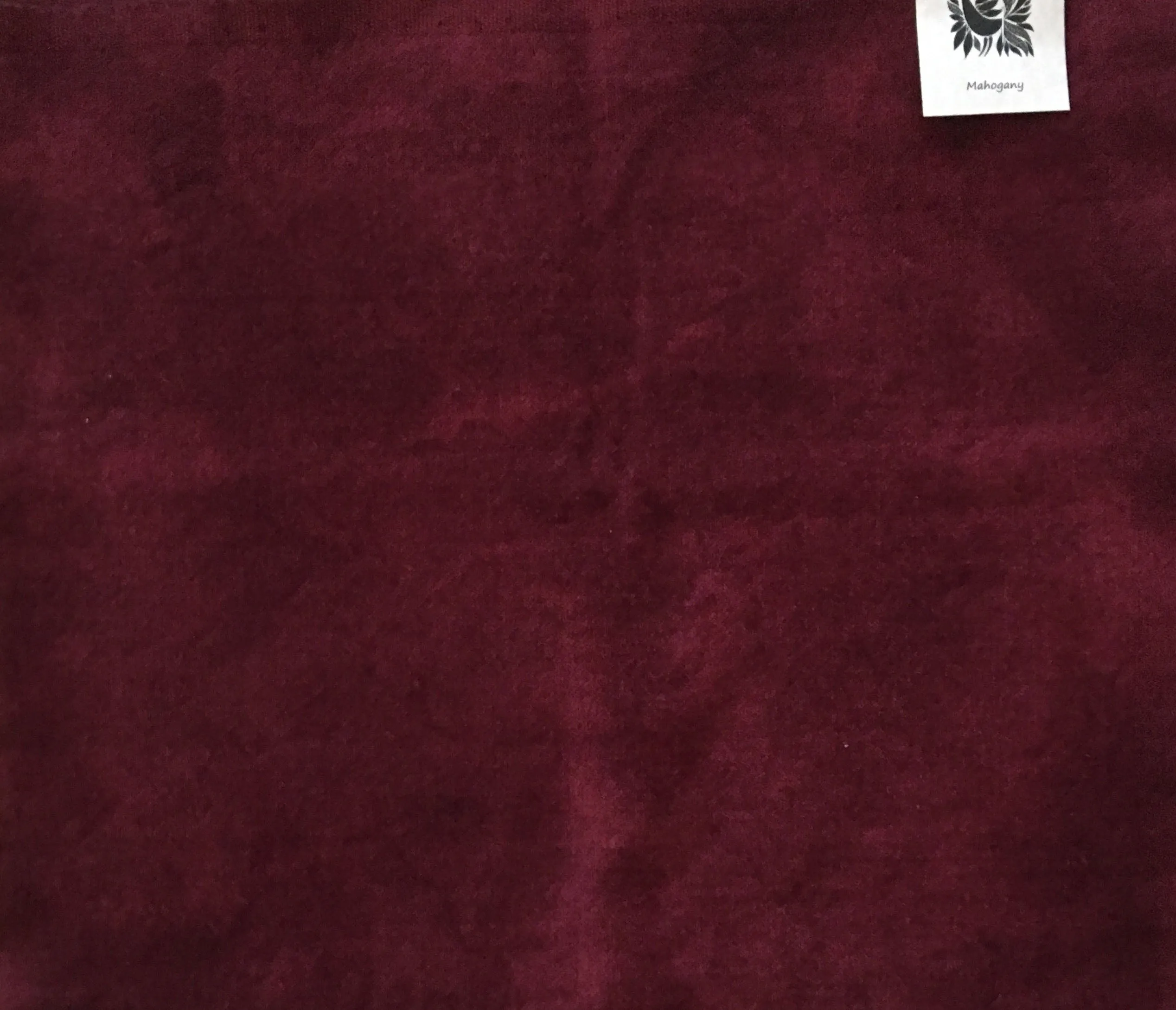 MAHOGANY Hand Dyed HALF YARD Wool Fabric for Wool Applique and Rug Hooking