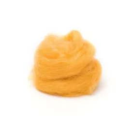 Marigold Corriedale Wool Roving 1 oz.