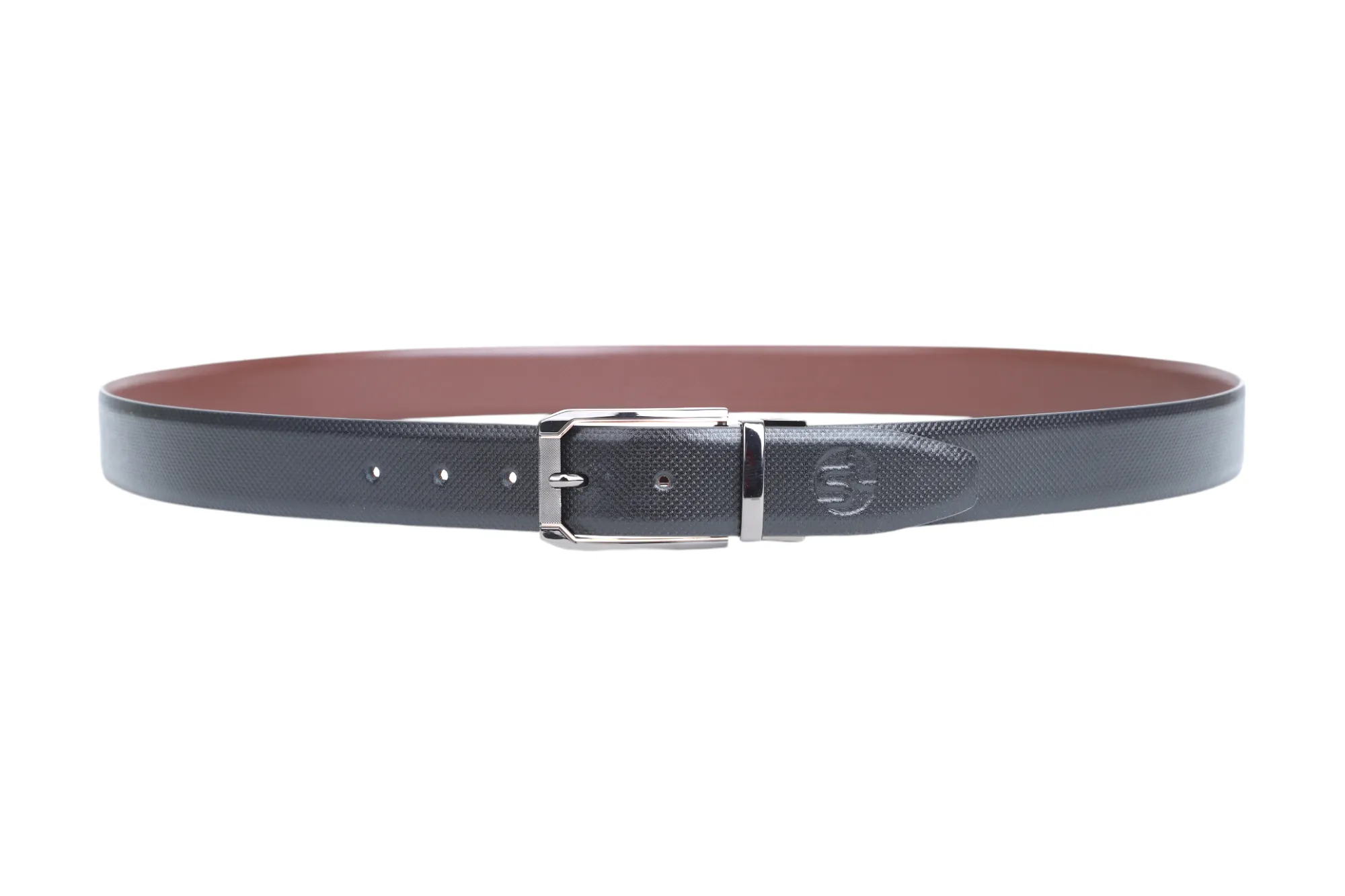 Mens Premium Reversible Leather Formal Belt 913003