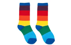 Merino Wool Children's Boot Socks: Rainbow