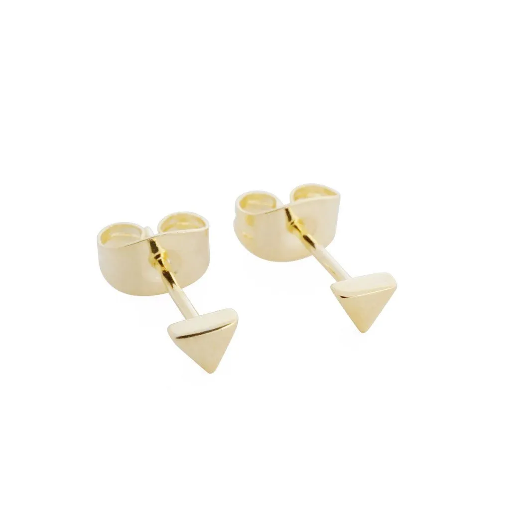 Mini Triangle Stud Earrings