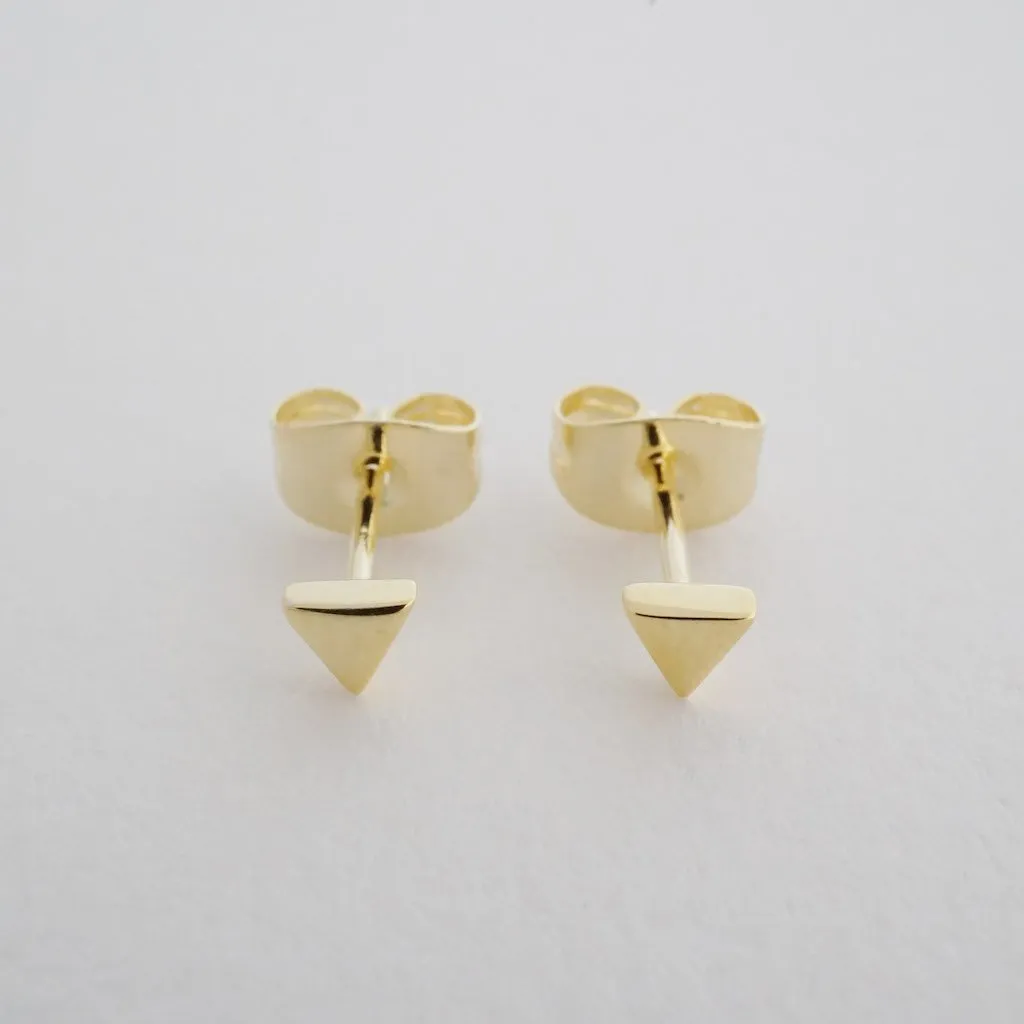 Mini Triangle Stud Earrings