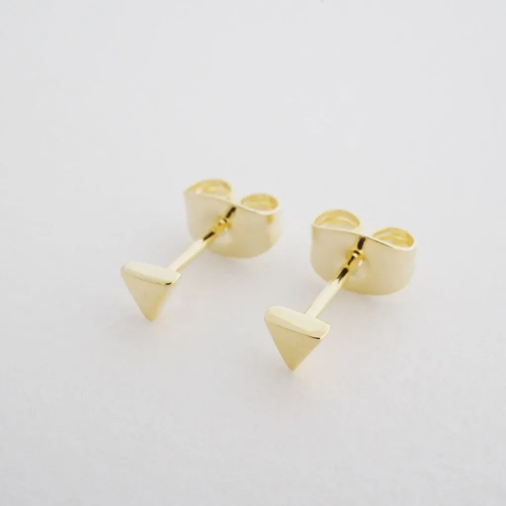 Mini Triangle Stud Earrings