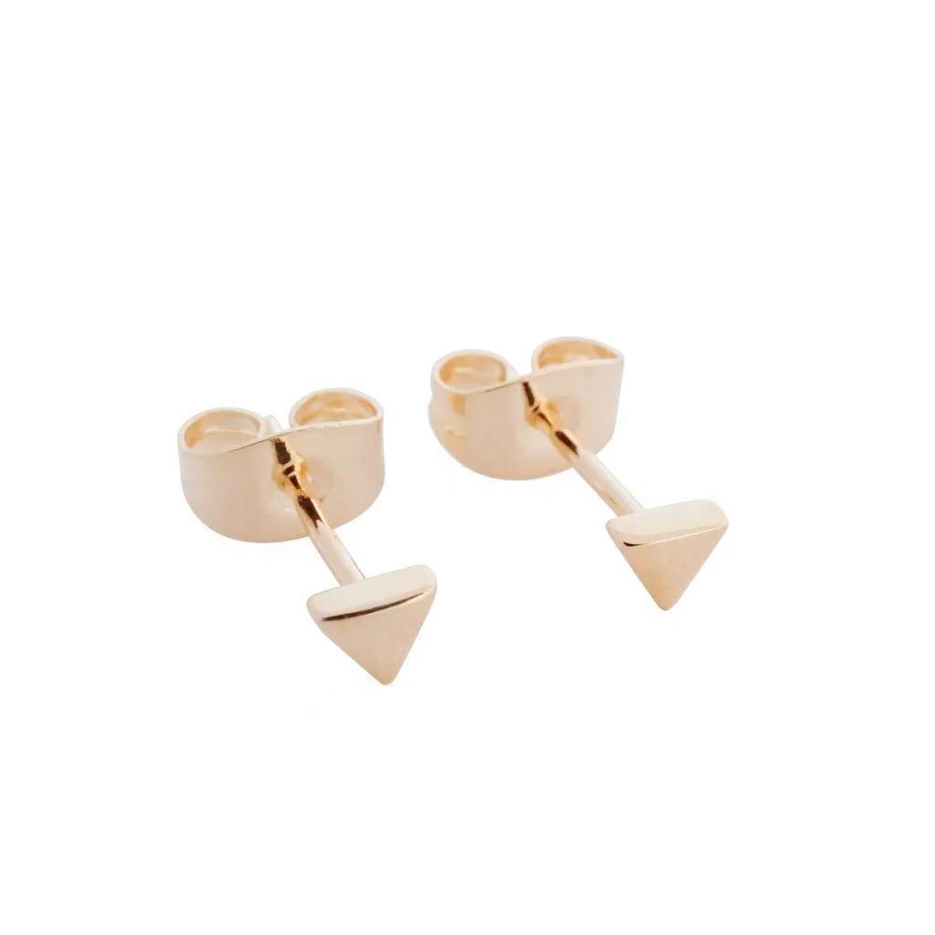 Mini Triangle Stud Earrings