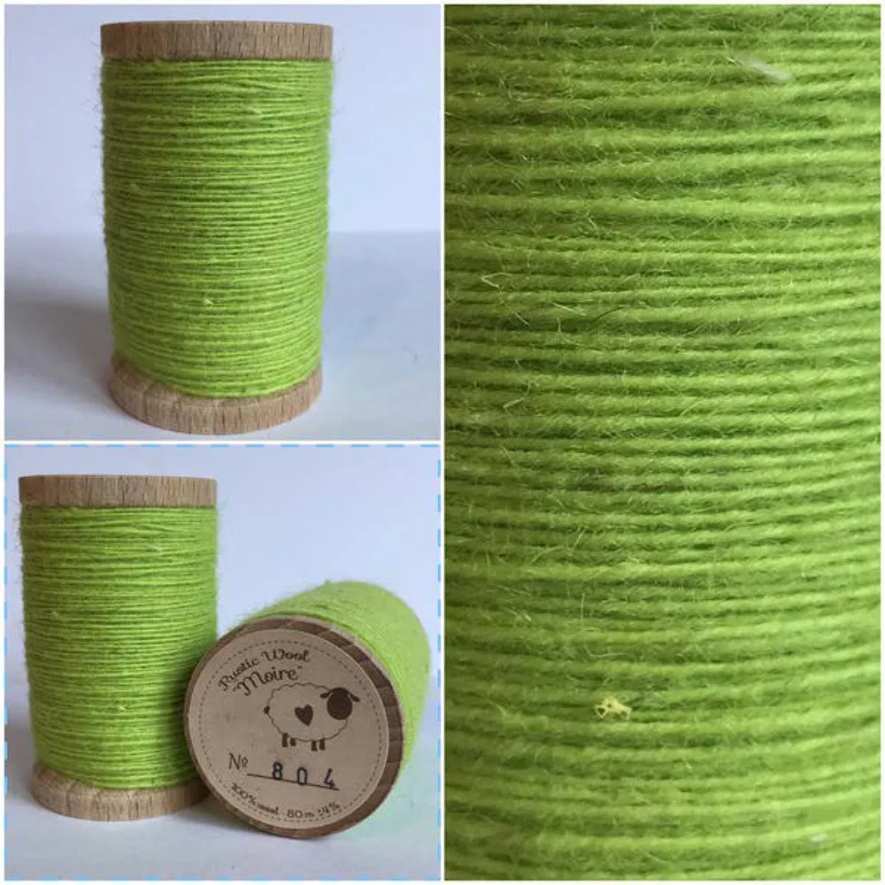 MINT Hand Dyed Fat QUARTER Wool Fabric for Wool Applique and Rug Hooking