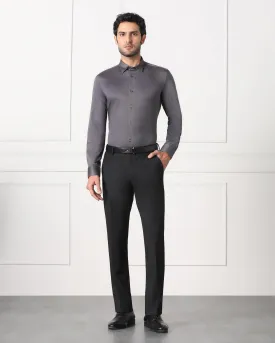 Must Haves Formal Grey Solid Shirt - Silvio