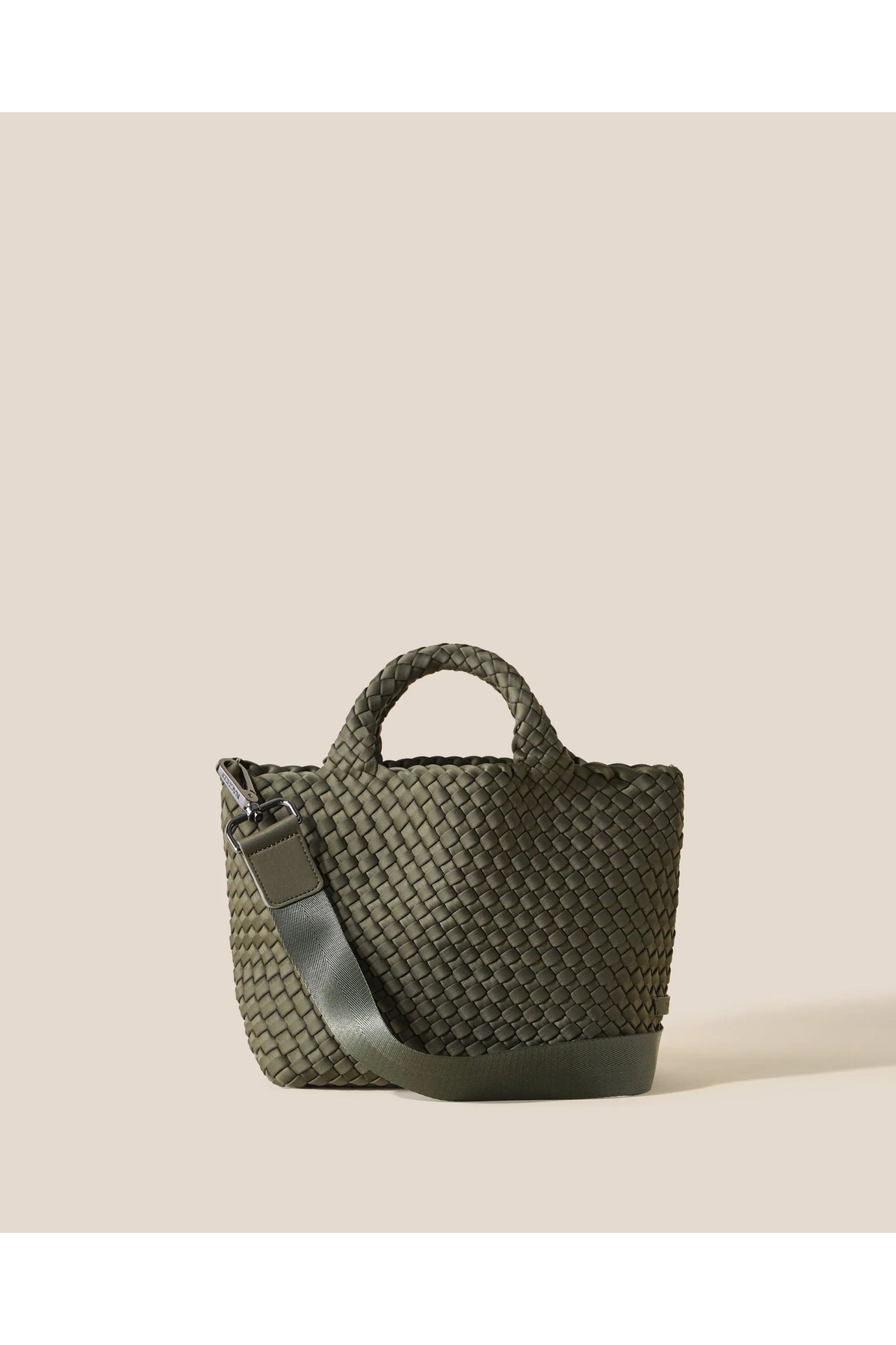 NAGHEDI St. Barth's Small Solid Bag SN0140 | Olive