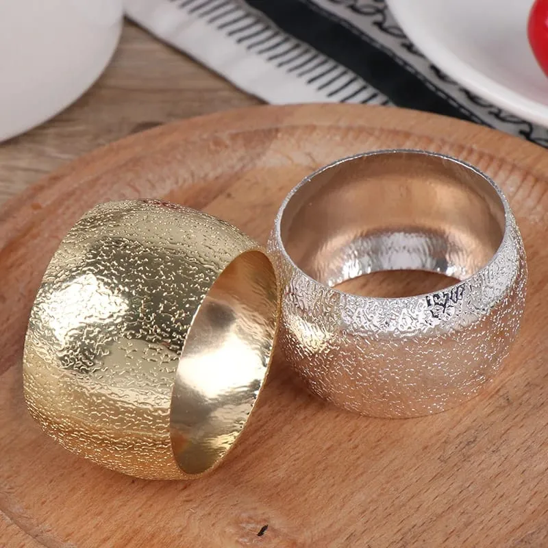 Napkin Holder Rings-Golden Rings